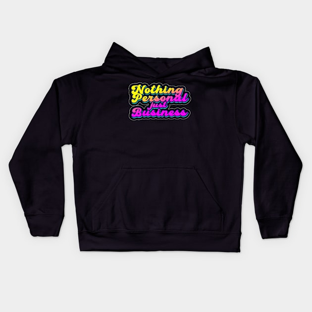 Business woman Kids Hoodie by RTBrand